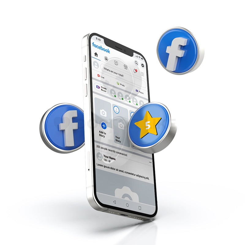 5 stjärnor i betyg Facebook-sida